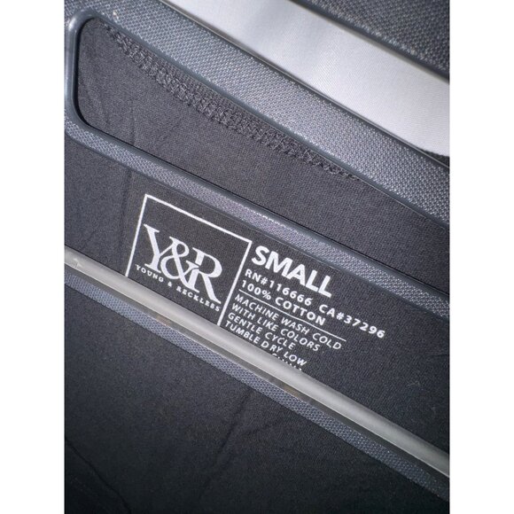 Young & Reckless Men's Logo Tank Top, Black and White, Size S, NWT - Picture 3 of 5